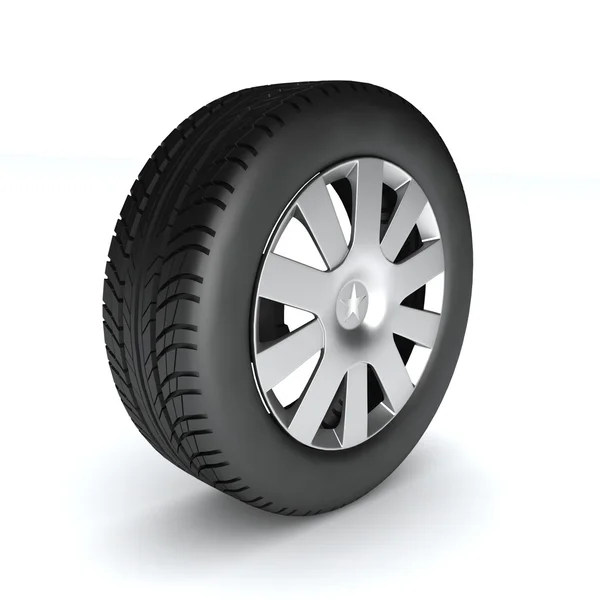 Wheel of car,  illustration. — Stock Photo, Image