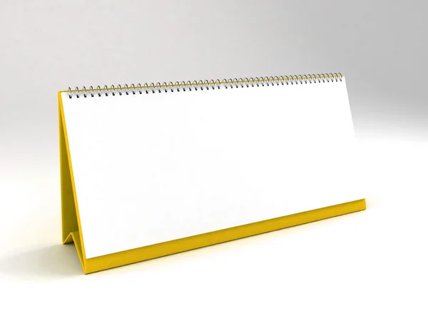 White empty calendar — Stock Photo, Image