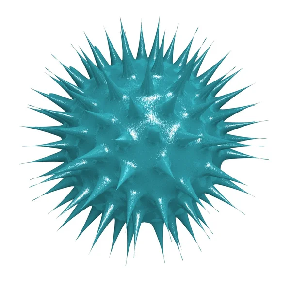 3D färgglada Virus — Stockfoto