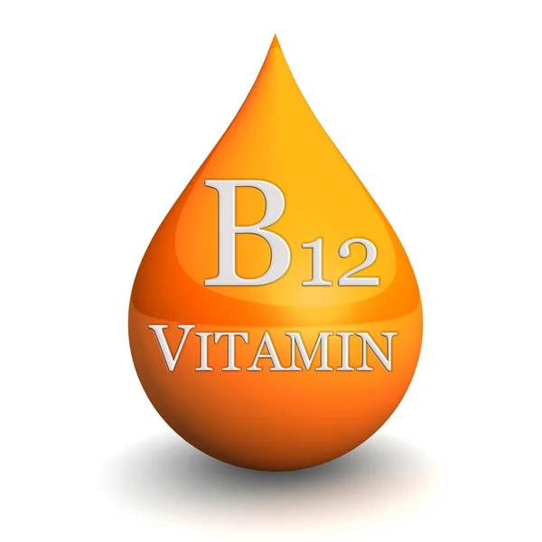 B12-vitamin, narancs — Stock Fotó