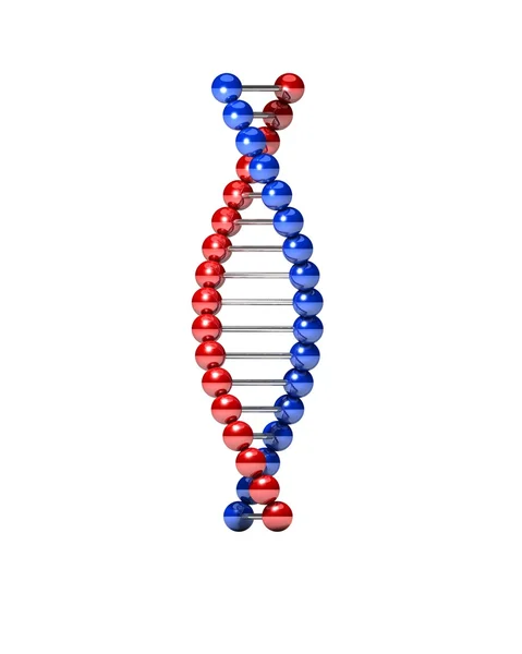 Ilustração digital de DNA — Fotografia de Stock