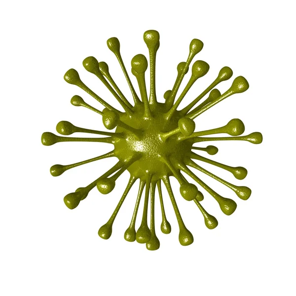 3D färgglada Virus — Stockfoto