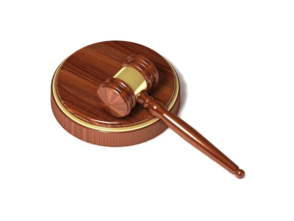 Judge gavel and sound block — Stock Photo, Image