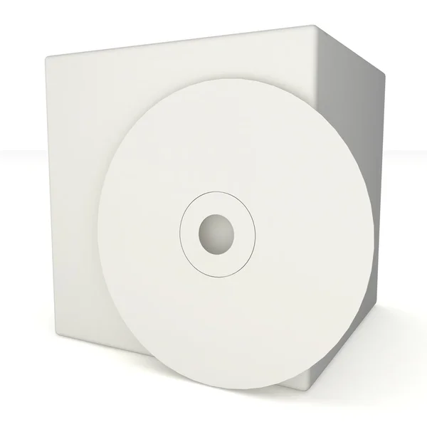 Caja de DVD en blanco — Foto de Stock