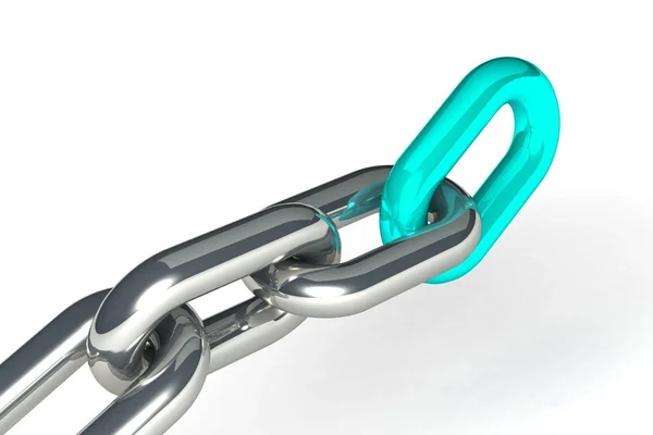 Illustration of chain links — Stock Photo, Image