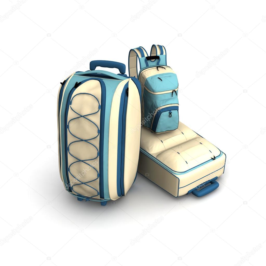 kit of Suitcases, bags