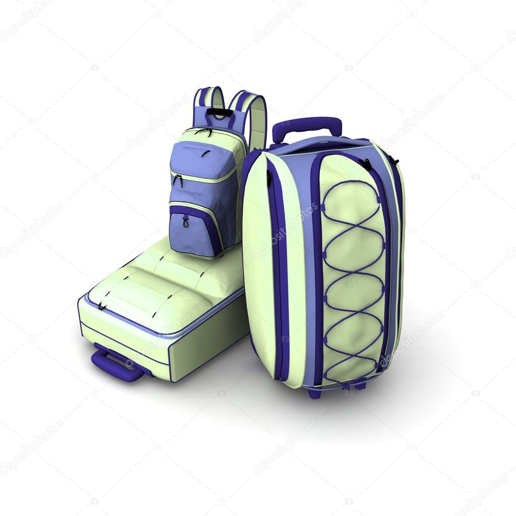 kit of Suitcases, bags