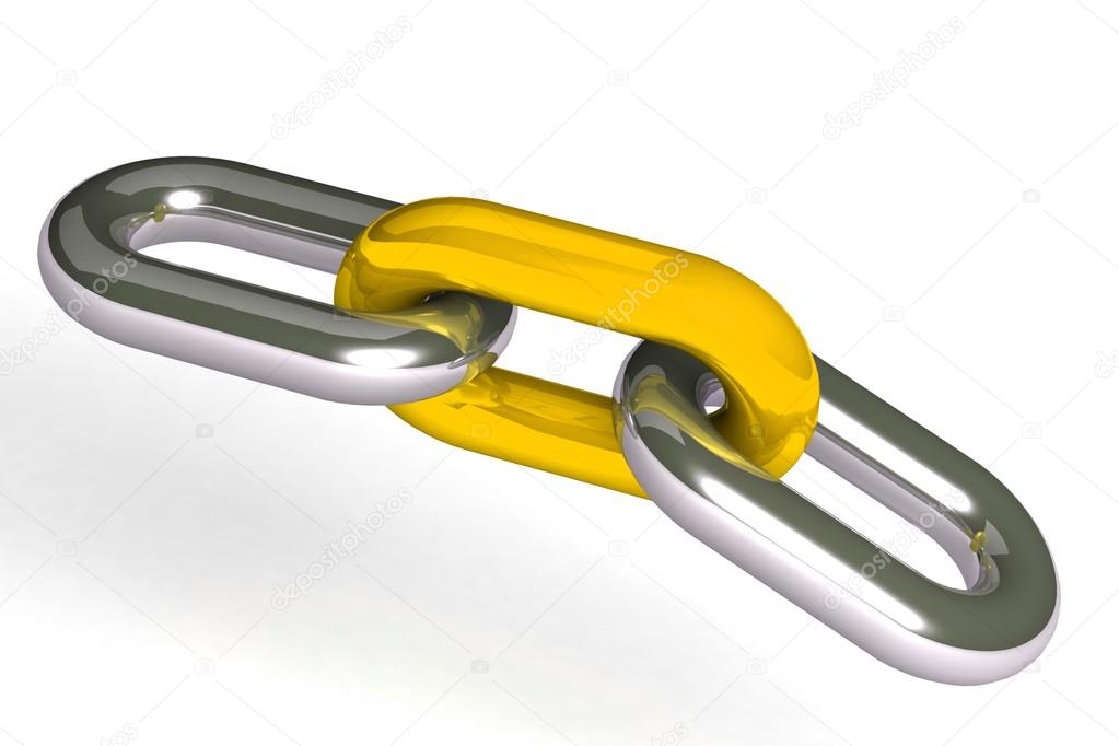 Illustration of chain links