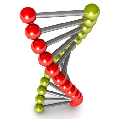 DNA'ın dijital illüstrasyon