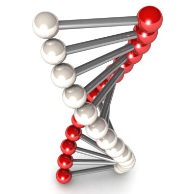 DNA'ın dijital illüstrasyon
