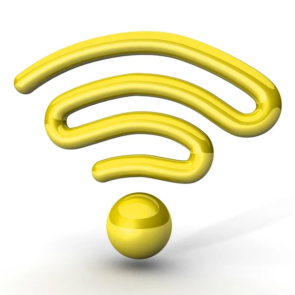 Wireless radio waves — Stock Photo, Image