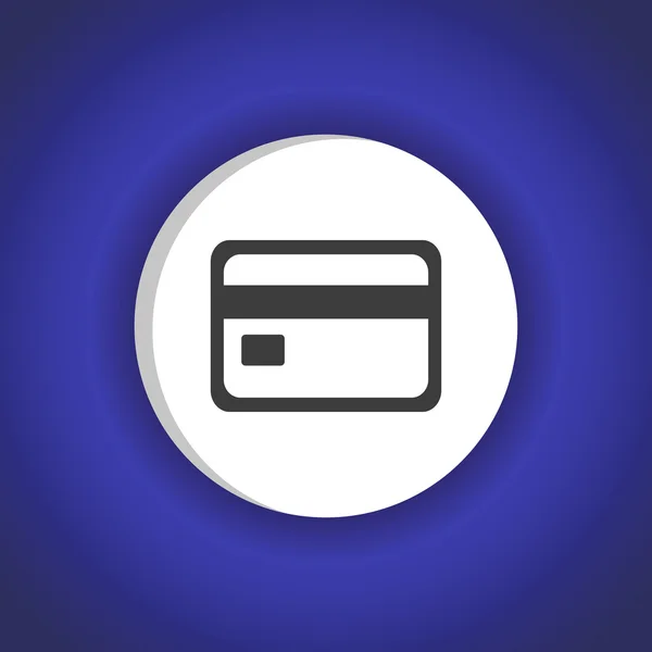 Kredietkaartpictogram — Stockvector