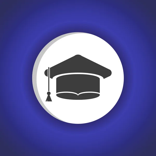 Student graduacyjnej kapelusz — Wektor stockowy