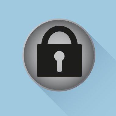 Bir kilit simgesinin illüstrasyonu