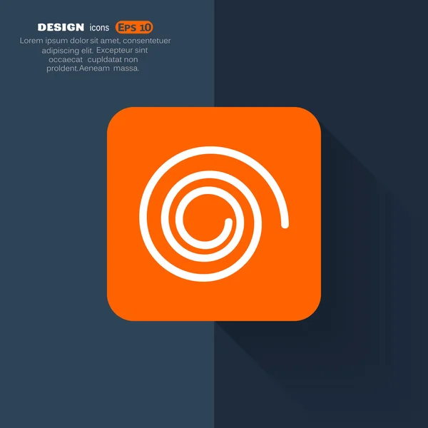 Whirlpool web pictogram — Stockvector