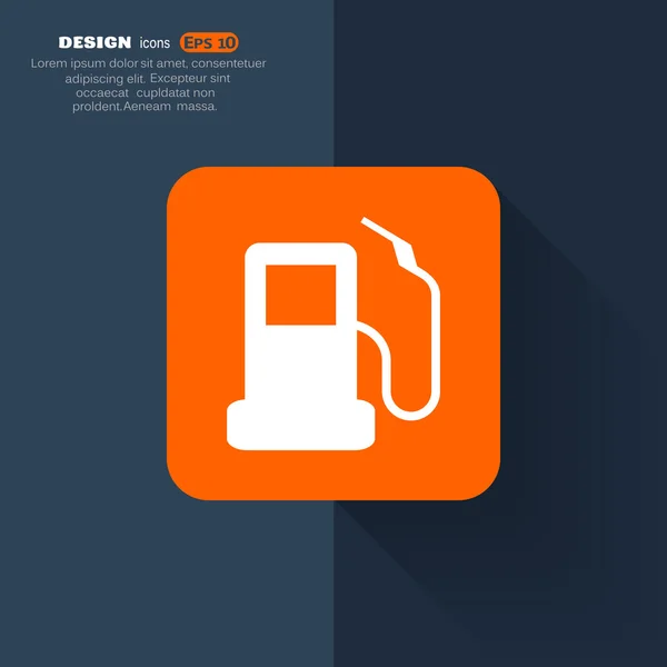 Gas web icon — Stock Vector