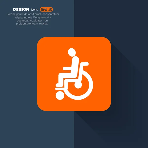 Icona Web disabilitata — Vettoriale Stock