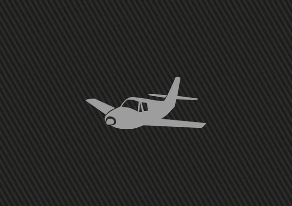 Icono web aeronave — Vector de stock