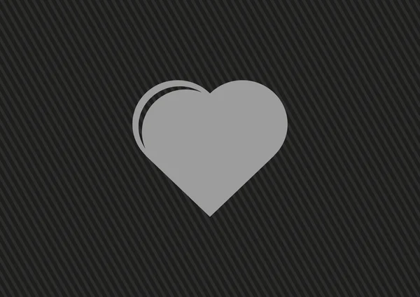 Corazón icono web — Vector de stock