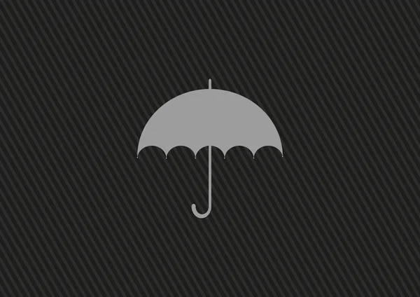 Icône web parapluie — Image vectorielle