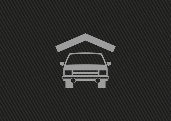 Auto pictogram geïsoleerd — Stockvector