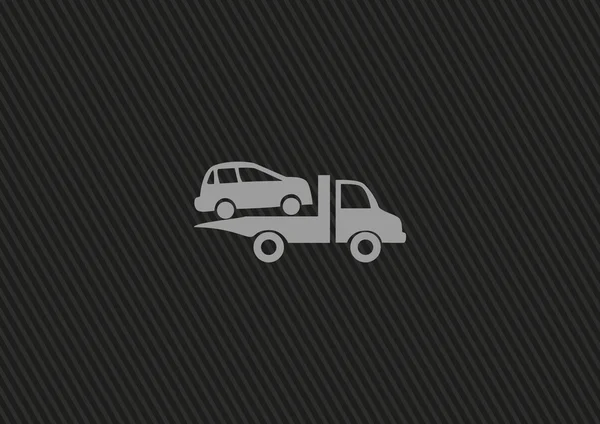 Towing truck icon — Stock Vector