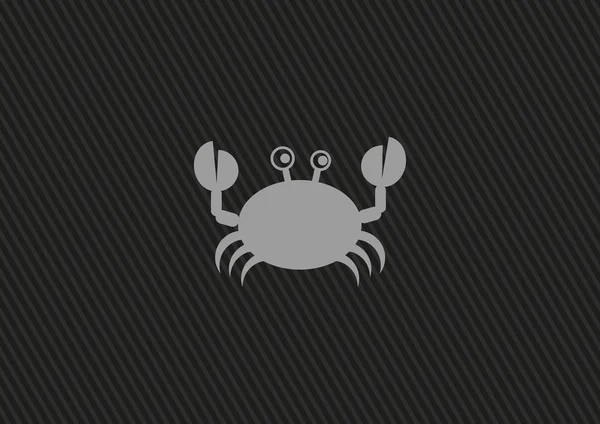 Crab web  icon — Stock Vector