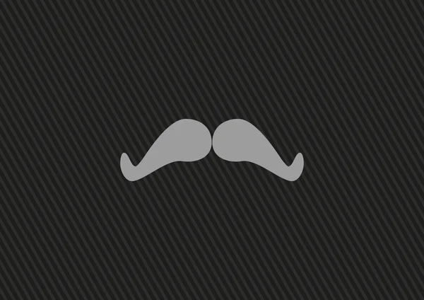 Icono web de bigote retro — Vector de stock