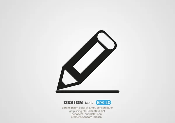 Pencil web icon — Stock Vector