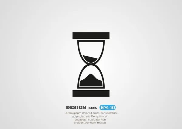 Hourglass web icon — Stock Vector