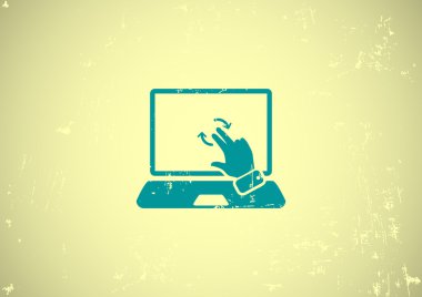 İşlem web simgeye dokunun