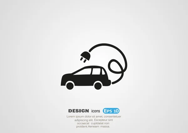 Icône web de voiture — Image vectorielle