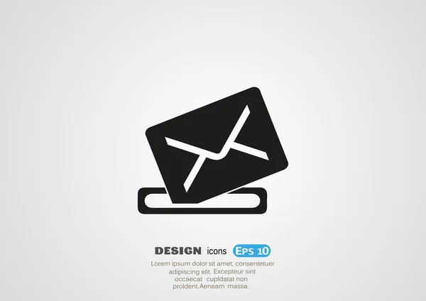 Email web icon — Stock Vector