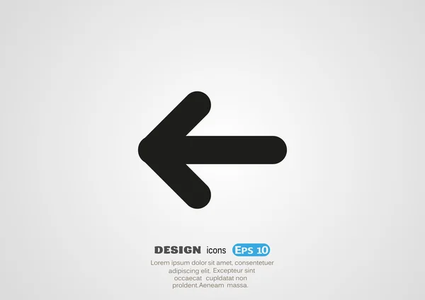 Icono web de flecha — Archivo Imágenes Vectoriales