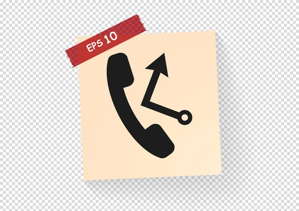 Missed Call icon — Stock Vector