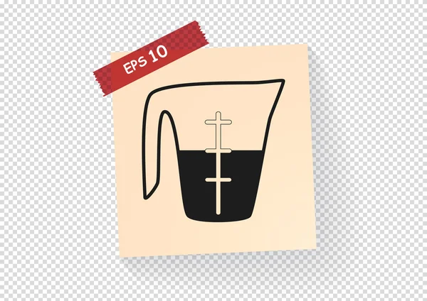 Metende kop pictogram — Stockvector