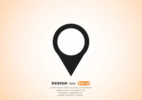 Pointer icono web — Vector de stock