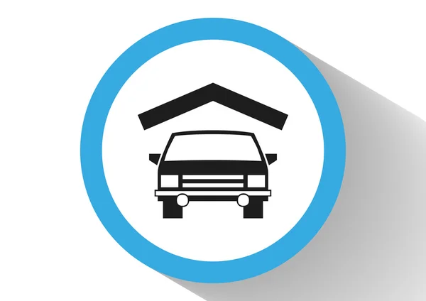 Car web icon — Stock Vector