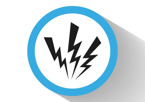 High voltage web icon — Stock Vector