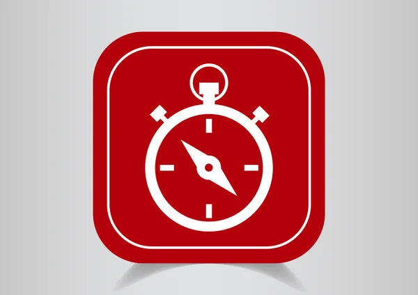 Stopwatch web pictogram — Stockvector