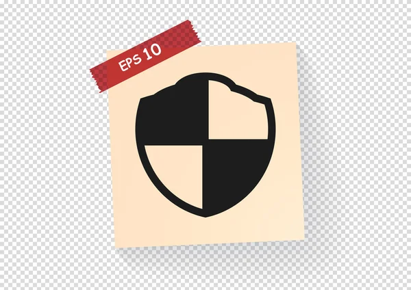 Teken van bescherming web pictogram schild — Stockvector