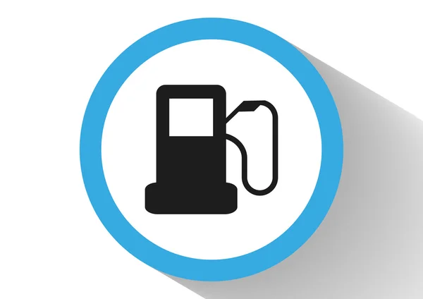 Icono web de gas — Vector de stock