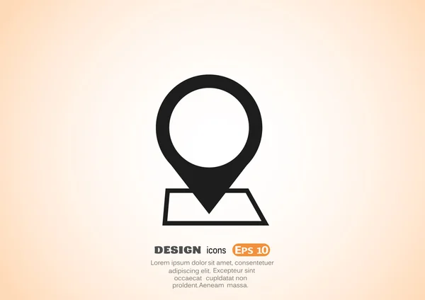 Pointer icono web — Vector de stock