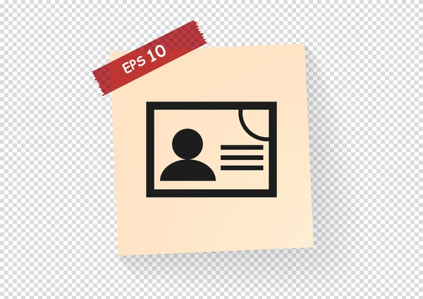 Documento web icono — Vector de stock