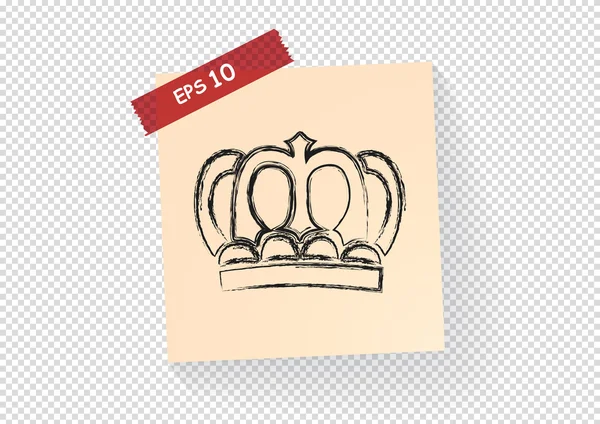 Crown VIP icon — Stock Vector