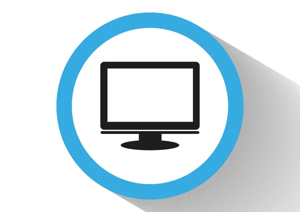 Monitor web icon — Stock Vector