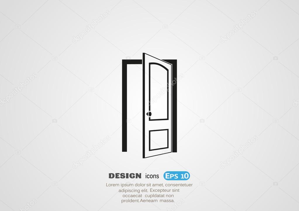 Open door icon