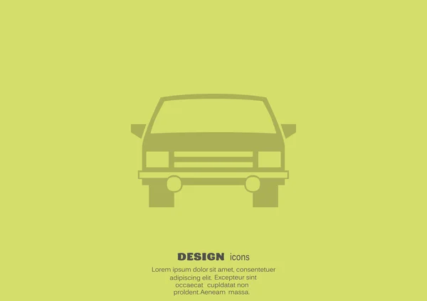 Icono web del coche — Vector de stock