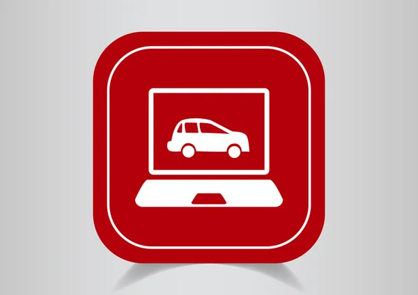 Car diagnostics icon — Stock Vector