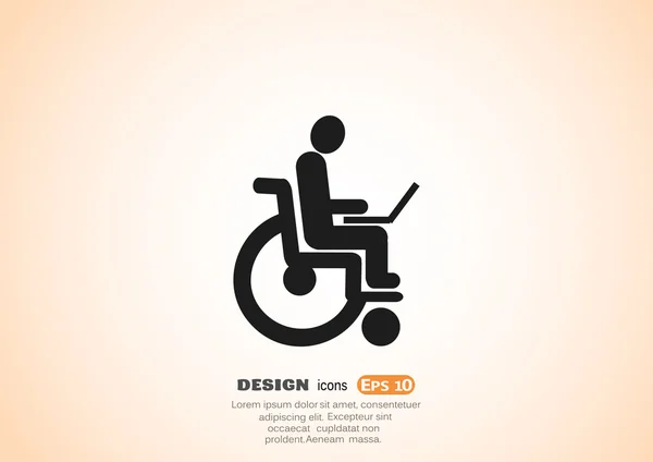 Значок "Disabled Web" — стоковый вектор